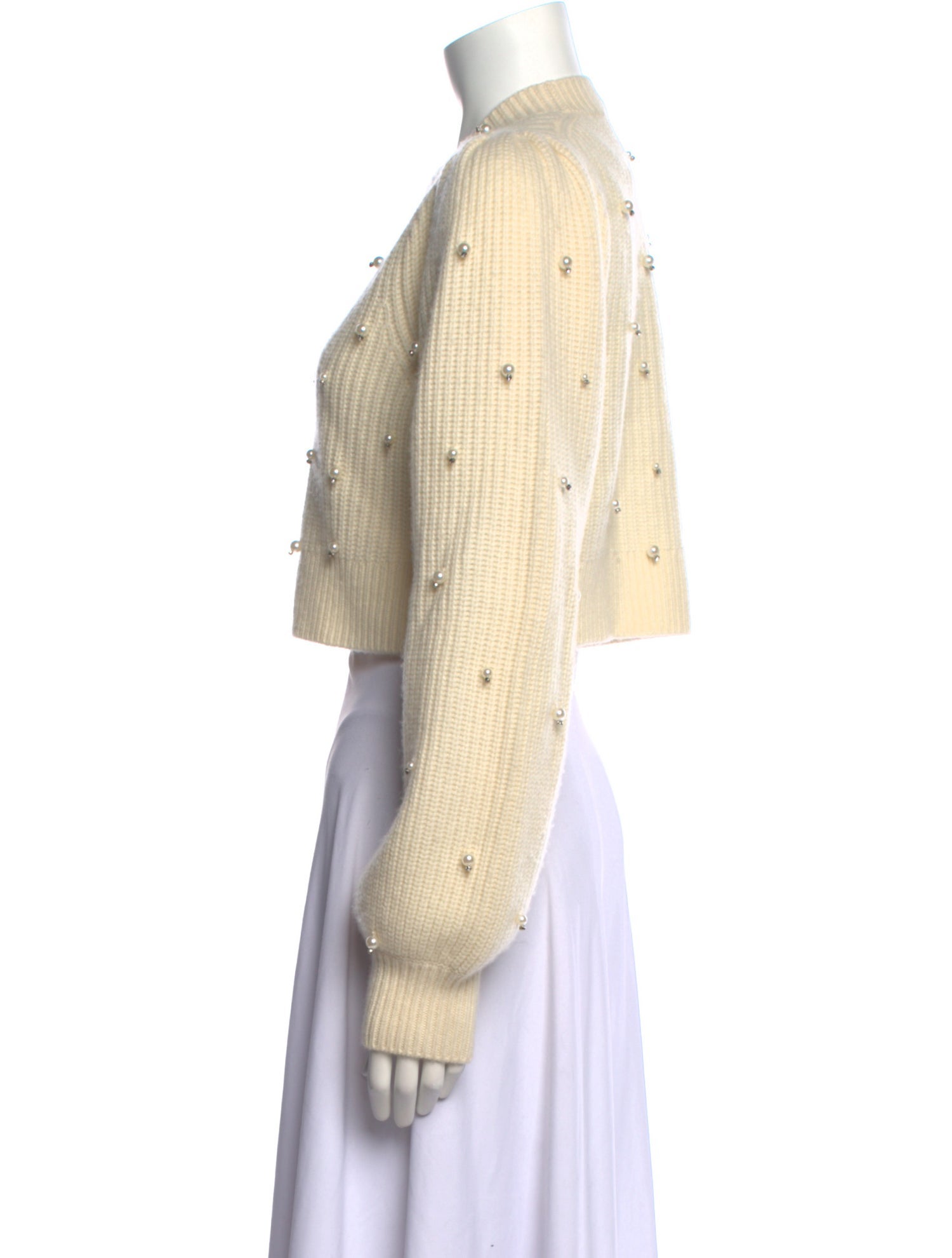 LoveShackFancy Wool V-Neck Sweater